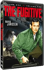 Cover art for first DVD release of THE FUGITIVE