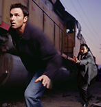 Tim Daly and Mykelti Williamson from the 2000 version of THE FUGITIVE