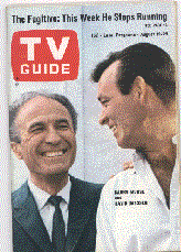THE FUGITIVE: THIS WEEK HE STOPS RUNNING (TV Guide cover)